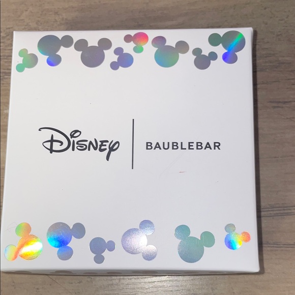 BaubleBar Disney Blue Backpack with Black Mickey Ears Earrings - Picture 3 of 6